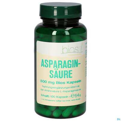 Bios Asparaginsäure 500mg 100 Kapseln, A-Nr.: 4247223 - 02