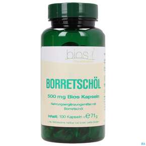 Bios Borretschöl 500mg 100 Kapseln, A-Nr.: 3890804 - 01