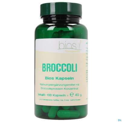 Sie sehen eine Packung Bios Broccoli 100 Kapseln, Produktbild: 02 Bios Broccoli 100 Kapseln, A-Nr.: 3890833 - 02