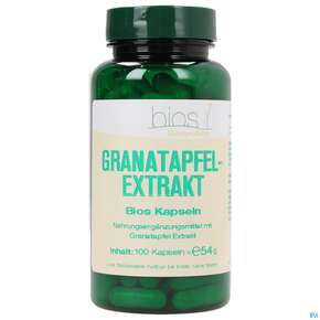 Bios Granatapfelextrakt 100 Kapseln, A-Nr.: 3891436 - 01