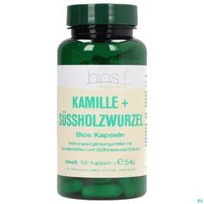 Bios Kamillen + Süssholzwurzel 100 Kapseln, A-Nr.: 3891755 - 01