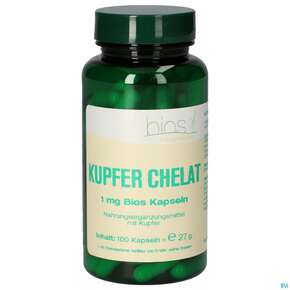 Bios Kupfer Chelat 1mg 100 Kapseln, A-Nr.: 5231388 - 01
