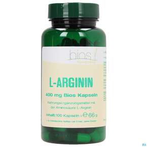 Bios l-arginin 400mg 100 Kapseln, A-Nr.: 3891933 - 01