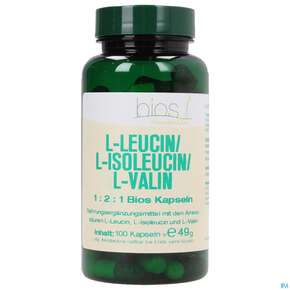 Bios l-leucin/l-isoleucin/l-valin 100 Kapseln, A-Nr.: 3892140 - 01