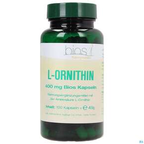 Bios l-ornithin 400mg Kapseln 100 Kapseln, A-Nr.: 3892186 - 01