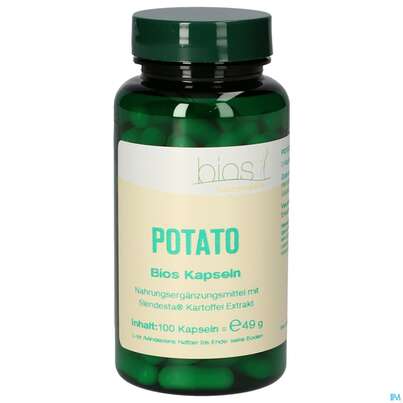 Sie sehen eine Packung Bios Potato 100 Kapseln, Produktbild: 01 Bios Potato 100 Kapseln, A-Nr.: 3892708 - 01