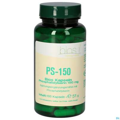 Sie sehen eine Packung Bios Ps 150 100 Kapseln, Produktbild: 01 Bios Ps 150 100 Kapseln, A-Nr.: 4127045 - 01