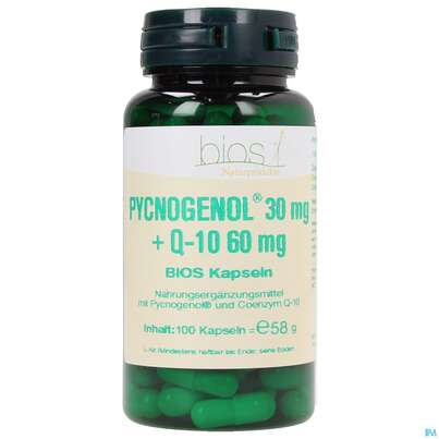 Bios Pycnogenol® 30mg + Q-10 60mg 100 Kapseln, A-Nr.: 3892743 - 02