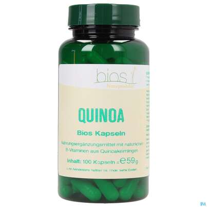 Sie sehen eine Packung Bios Quinoa 100 Kapseln, Produktbild: 01 Bios Quinoa 100 Kapseln, A-Nr.: 3892973 - 01