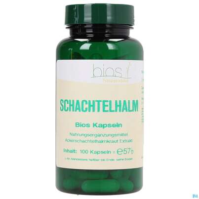 Sie sehen eine Packung Bios Schachtelhalm 100 Kapseln, Produktbild: 02 Bios Schachtelhalm 100 Kapseln, A-Nr.: 3893151 - 02