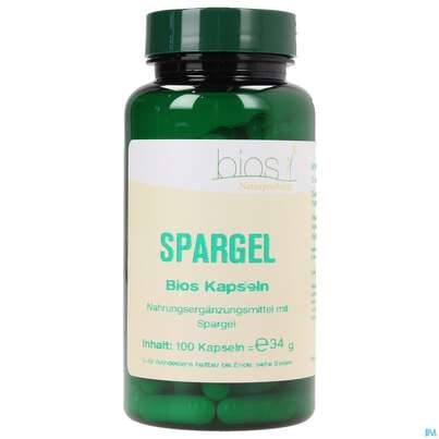 Sie sehen eine Packung Bios Spargel 100 Kapseln, Produktbild: 01 Bios Spargel 100 Kapseln, A-Nr.: 3893205 - 01