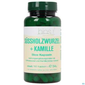 Bios Süssholzwurzel + Kamille 100 Kapseln, A-Nr.: 3893257 - 01