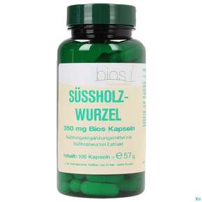 Bios Süssholzwurzel 350mg 100 Kapseln, A-Nr.: 3893240 - 01