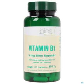 Bios Vitamin B1 3mg 100 Kapseln, A-Nr.: 3893406 - 01