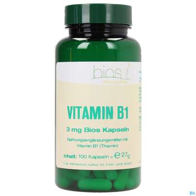 Bios Vitamin B1 3mg 100 Kapseln, A-Nr.: 3893406 - 02
