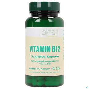 Bios Vitamin B12 3 µg 100 Kapseln, A-Nr.: 3893470 - 01