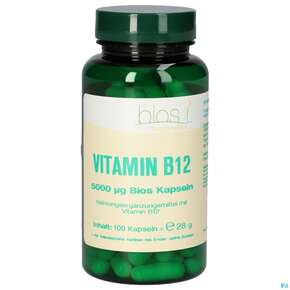 Bios Vitamin B12 5000 μg 100 Kapseln, A-Nr.: 5581409 - 01