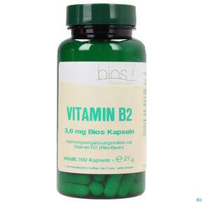 Bios Vitamin B2 3,6mg 100 Kapseln, A-Nr.: 3893429 - 01