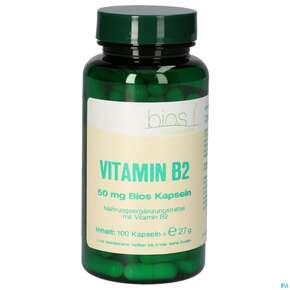 Bios Vitamin B2 50mg 100 Kapseln, A-Nr.: 5303001 - 01