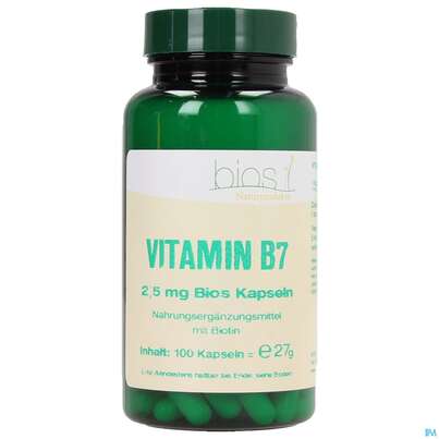 Bios Vitamin B7 2,5mg 100 Kapseln, A-Nr.: 4016251 - 02