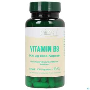Bios Vitamin B9 900 µg 100 Kapseln, A-Nr.: 4246844 - 01