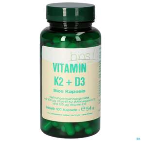 Bios Vitamin K2+d3 100 Kapseln, A-Nr.: 5089944 - 01
