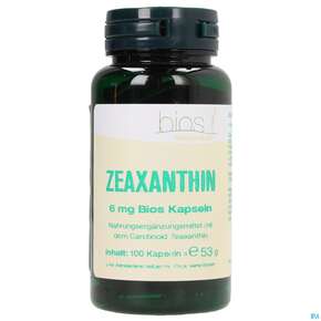 Bios Zeaxanthin 6mg 100 Kapseln, A-Nr.: 3893659 - 01