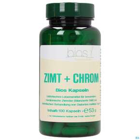 Bios Zimt + Chrom 100 Kapseln, A-Nr.: 3893688 - 01