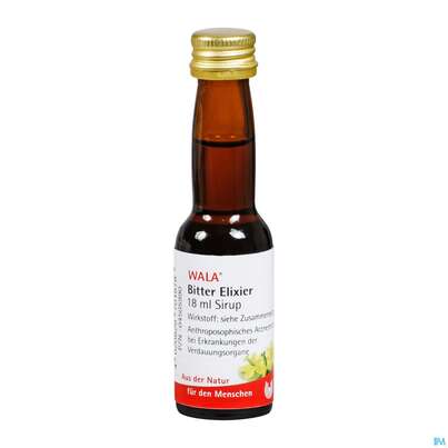 Sie sehen eine Packung Bitter Elixier 18ml, Produktbild: 01 Bitter Elixier 18ml, A-Nr.: 1102240 - 01