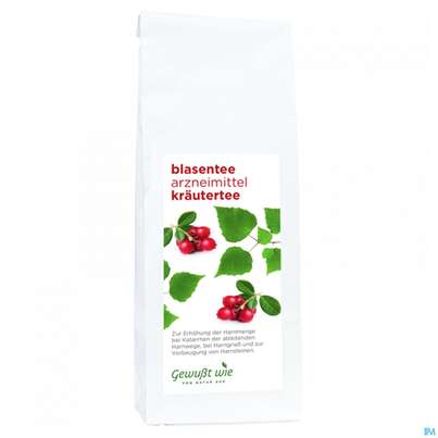 Sie sehen eine Packung Blasentee Gewusst Wie 75g, Produktbild: 02 Blasentee Gewusst Wie 75g, A-Nr.: 5444109 - 02