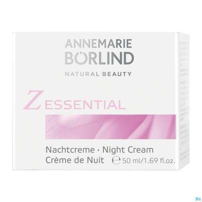 Sie sehen eine Packung Boerlind Z Essential Nachtcreme 55 50ml, Produktbild: 02 Boerlind Z Essential Nachtcreme 55 50ml, A-Nr.: 2322943 - 02