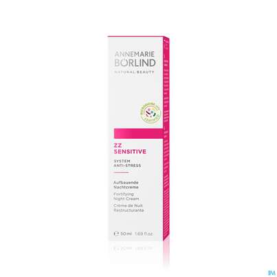 Sie sehen eine Packung Boerlind Zz/sensitive Aufbauende Nachtcreme 868 50ml, Produktbild: 06 Boerlind Zz/sensitive Aufbauende Nachtcreme 868 50ml, A-Nr.: 4356283 - 06