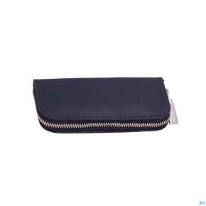 Canal Etui/4-teilig Reissverschluss Rindspaltleder Schwarz5381- 1st, A-Nr.: 4803664 - 01