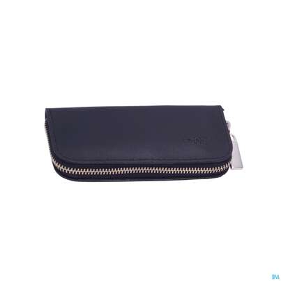 Canal Etui/4-teilig Reissverschluss Rindspaltleder Schwarz5381- 1st, A-Nr.: 4803664 - 01