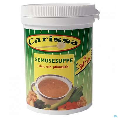 Sie sehen eine Packung Carissa Gemuesesuppe 200g, Produktbild: 02 Carissa Gemuesesuppe 200g, A-Nr.: 0918442 - 02