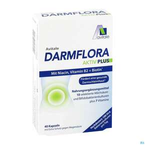 Darmflora Kapseln Aktiv Plus 100mrd. Bakterien +7 Vit 40st, A-Nr.: 5431213 - 01