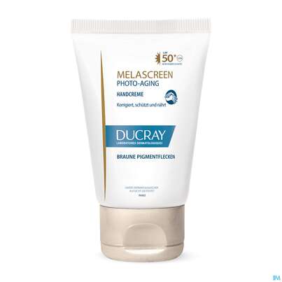 Sie sehen eine Packung Ducray Melascreen Photo-aging Intensive Handcreme 50ml, Produktbild: 06 Ducray Melascreen Photo-aging Intensive Handcreme 50ml, A-Nr.: 4834943 - 06