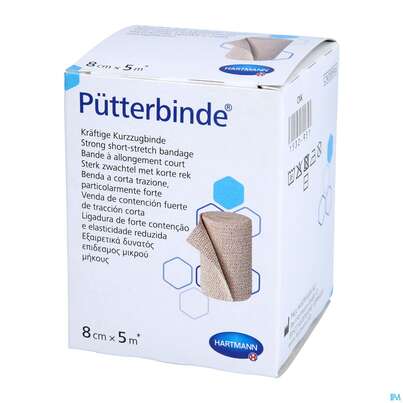 Elastische Binden Puetterbinde Hautf 5mx 8cm 1st, A-Nr.: 1457552 - 04
