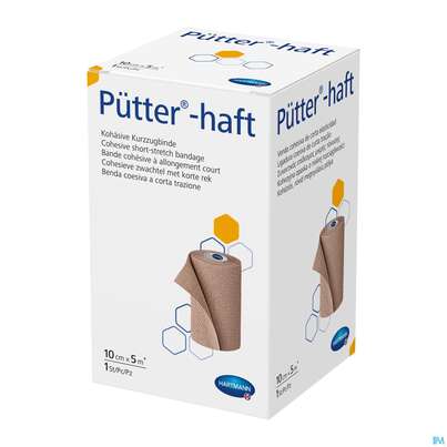 Elastische Binden Puetter-haft Latexfrei Kohaes.kompressionbinde 5mx10cm 1st, A-Nr.: 4174553 - 03