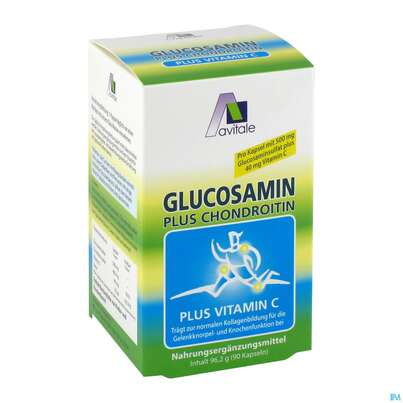 Glucosamin Chondroitin Kapseln/500mg Avi 90st, A-Nr.: 3088461 - 03