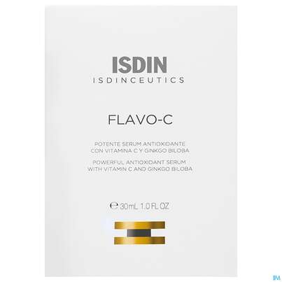 Sie sehen eine Packung Isdin Isdinceutics Flavo C 15ml, Produktbild: 01 Isdin Isdinceutics Flavo C 15ml, A-Nr.: 5570558 - 01