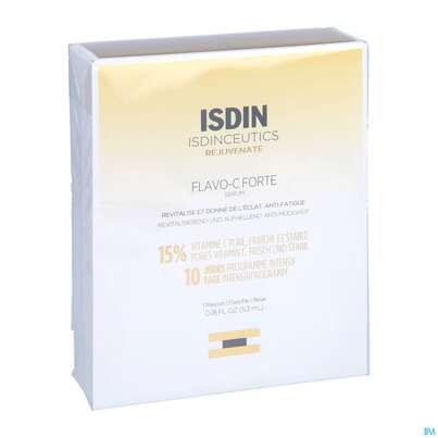 Sie sehen eine Packung Isdin Isdinceutics Flavo C Forte 5,3ml, Produktbild: 03 Isdin Isdinceutics Flavo C Forte 5,3ml, A-Nr.: 5622516 - 03