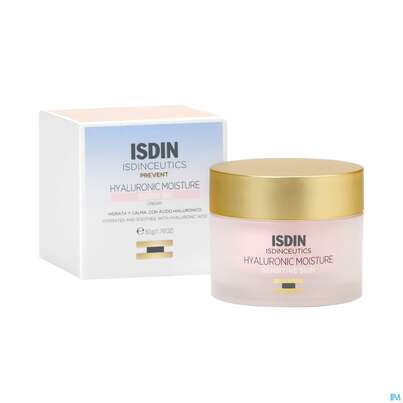 Sie sehen eine Packung Isdin Isdinceutics Hyal.moisture Empfindlich 50g, Produktbild: 03 Isdin Isdinceutics Hyal.moisture Empfindlich 50g, A-Nr.: 5608060 - 03