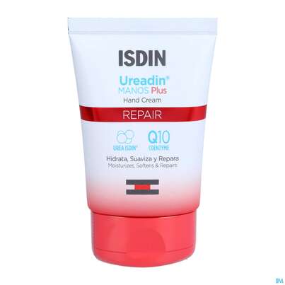 Sie sehen eine Packung Isdin Ureadin Hand Manos Repair 50ml, Produktbild: 01 Isdin Ureadin Hand Manos Repair 50ml, A-Nr.: 5641100 - 01