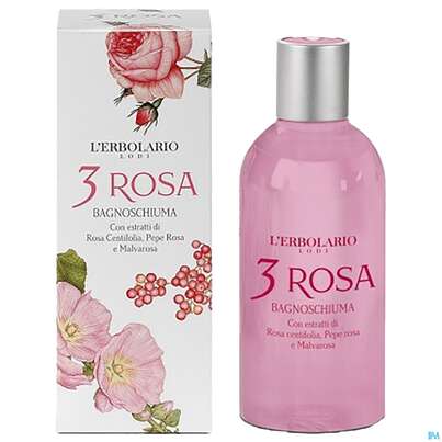 L Erbolario Bad +duschgel 3 Rosa 036.3 250ml, A-Nr.: 3934080 - 02