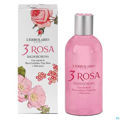 L Erbolario Bad +duschgel 3 Rosa 036.3 250ml, A-Nr.: 3934080 - 03