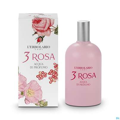 L Erbolario Eau De Parfum 3 Rosa 066.3 50ml, A-Nr.: 3934128 - 01