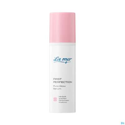 Sie sehen eine Packung La Mer Mit Parfum First Perfection Pure Glow Cream Serum 30ml, Produktbild: 01 La Mer Mit Parfum First Perfection Pure Glow Cream Serum 30ml, A-Nr.: 5770234 - 01