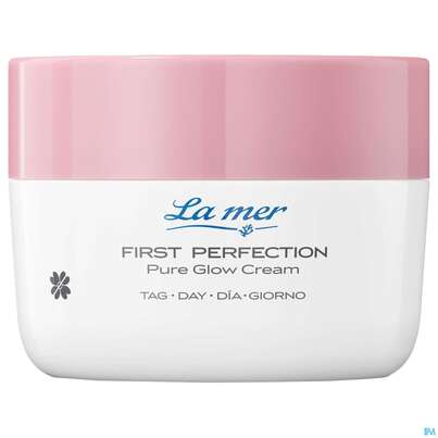 Sie sehen eine Packung La Mer Ohne Parfum First Perfection Pure Glow Cream Tag 50ml, Produktbild: 02 La Mer Ohne Parfum First Perfection Pure Glow Cream Tag 50ml, A-Nr.: 5770168 - 02