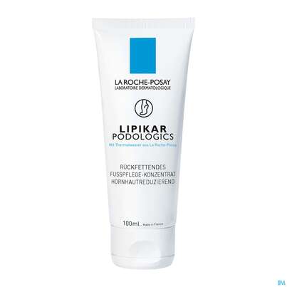 Sie sehen eine Packung La Roche Posay Koerperpflege Lipikar/podologics Fusspflegekonzentrat 100ml, Produktbild: 01 La Roche Posay Koerperpflege Lipikar/podologics Fusspflegekonzentrat 100ml, A-Nr.: 3554383 - 01